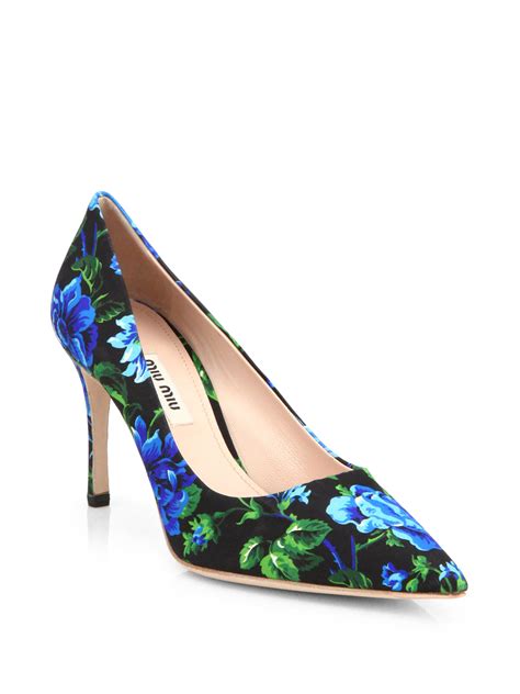 miu miu blue pumps|miu mi u shoes.